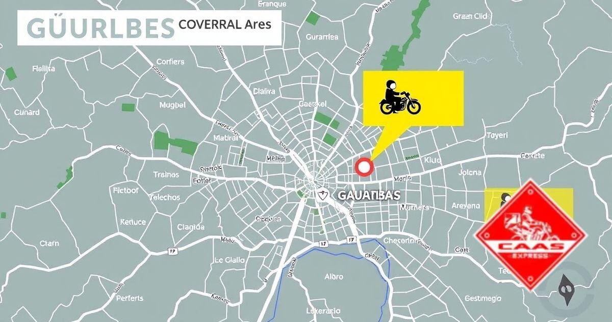 Áreas de cobertura para entrega de cartões em Guarulhos