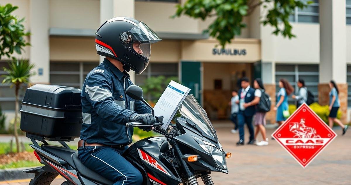 Serviços de entrega expressa para escolas