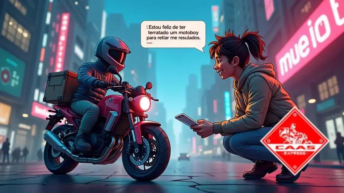 Vantagens de Contratar um Motoboy para Retirada de Resultados