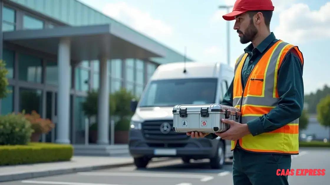 Tecnologia e Segurança no Transporte de Exames