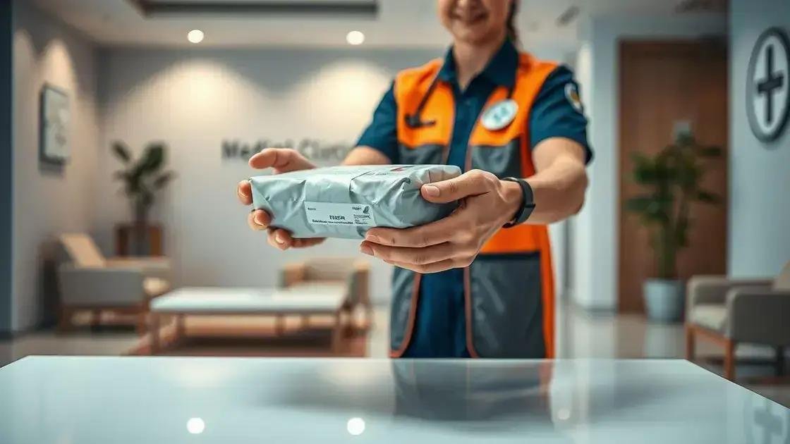 Benefícios das entregas expressas para clínicas
