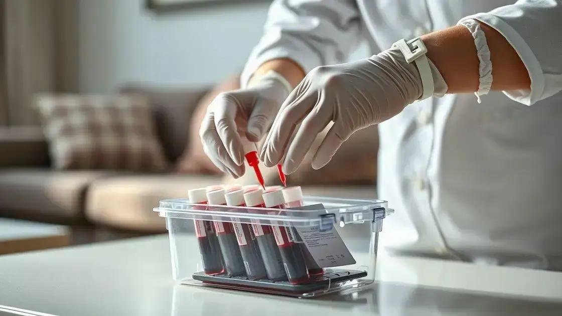 O que esperar durante a coleta dos exames?
