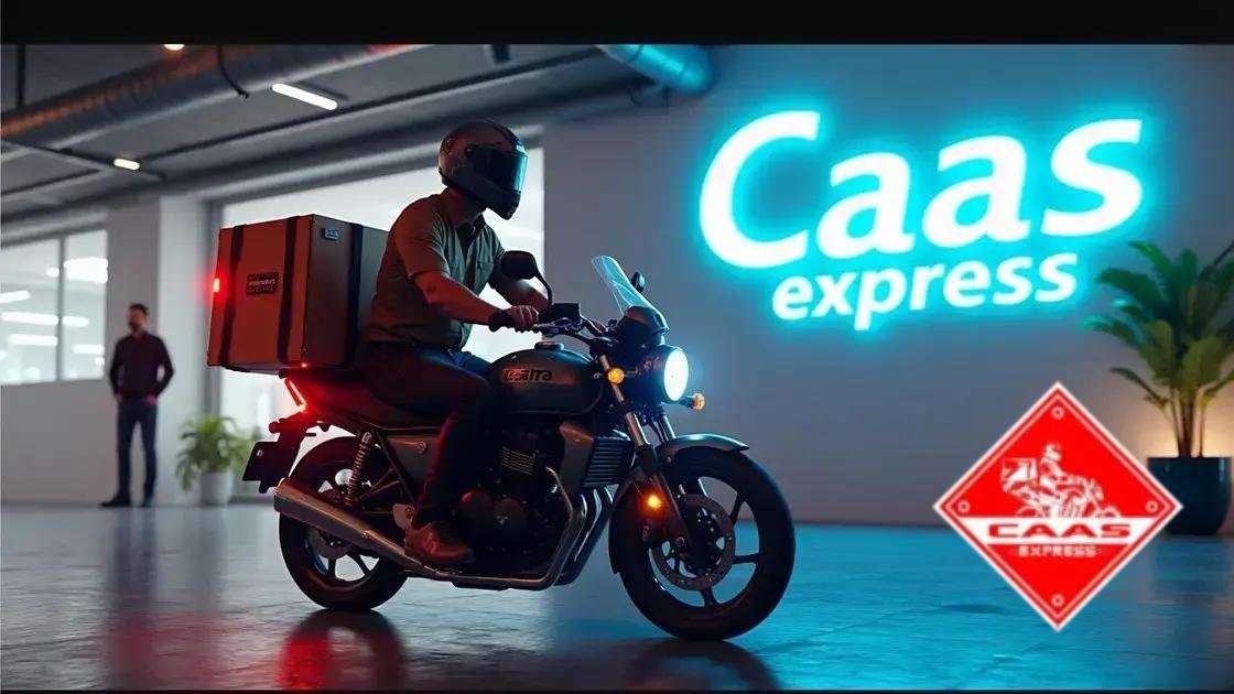 Caas Express: Sua solução para entregas confiáveis