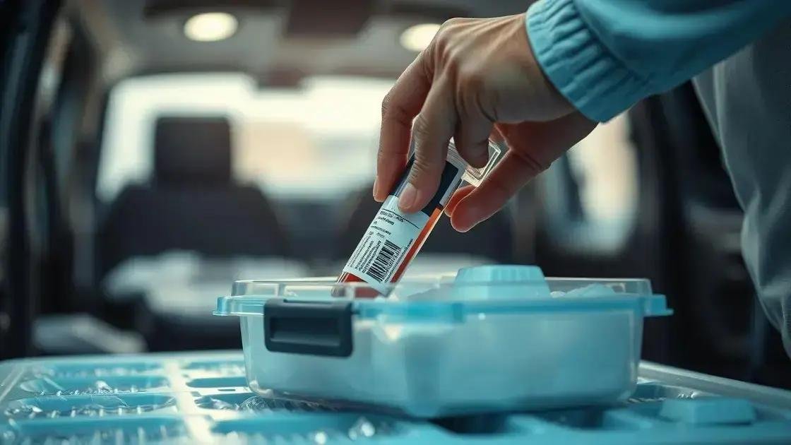 A importância do transporte adequado de exames