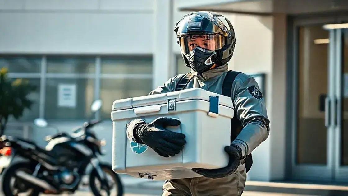 Importância do motoboy para laboratórios