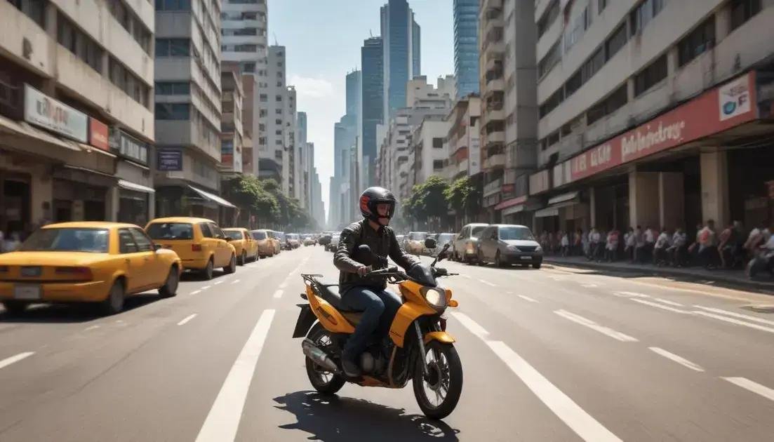 A importância do motoboy na logística urbana