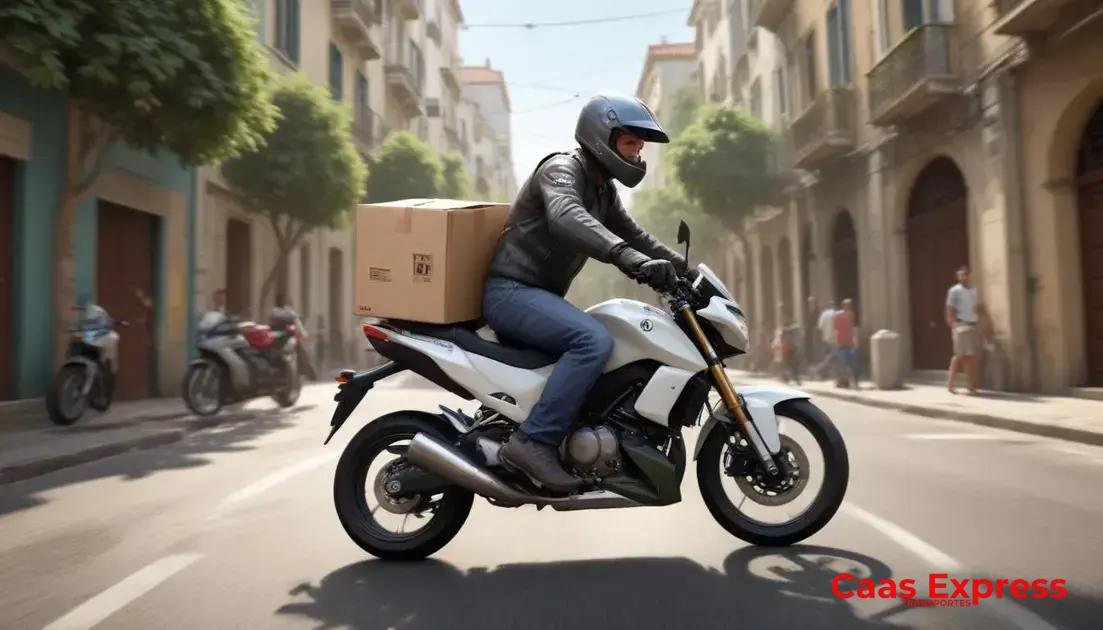 O papel do motoboy na logística urbana