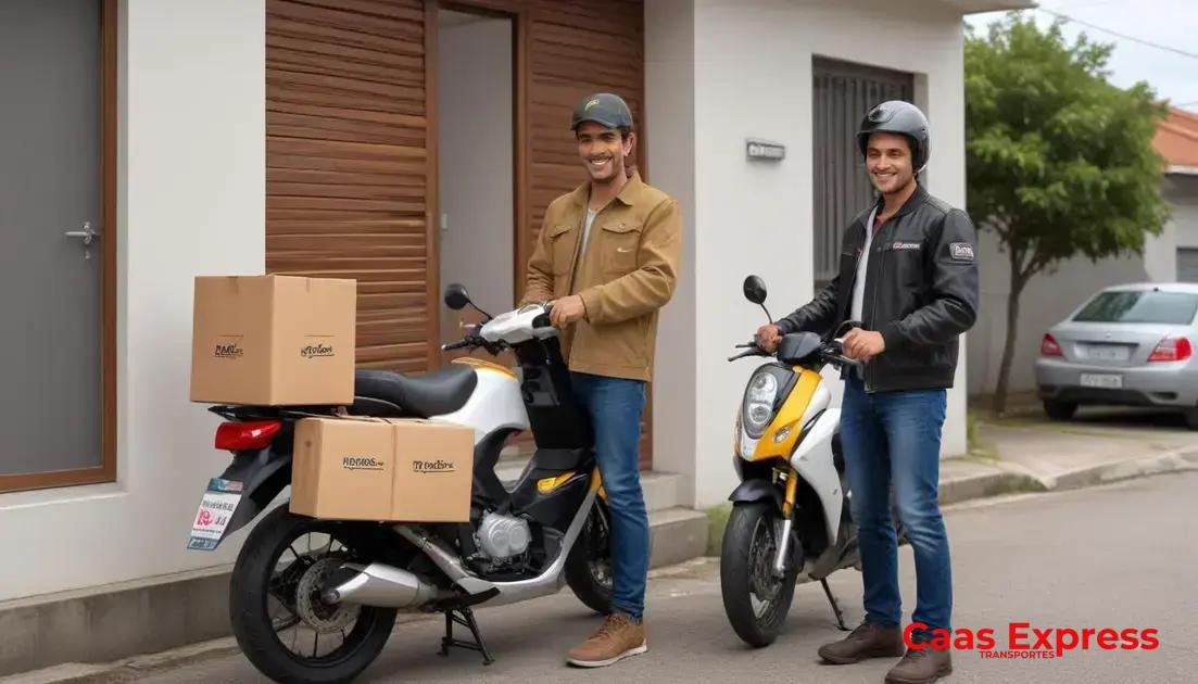 Benefícios do serviço de motoboy na região