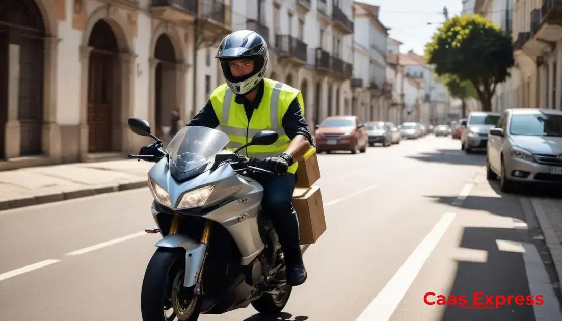 Vantagens de contratar um motoboy na Vila do Carmo