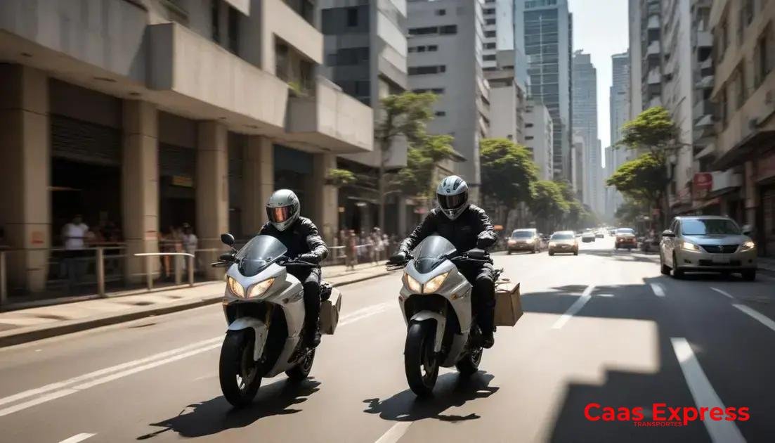 A importância do motofrete na logística urbana de São Paulo