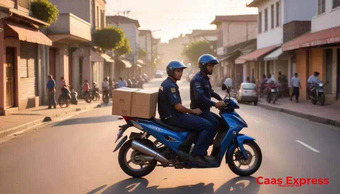 A importância do motoboy na Vila das Rosas