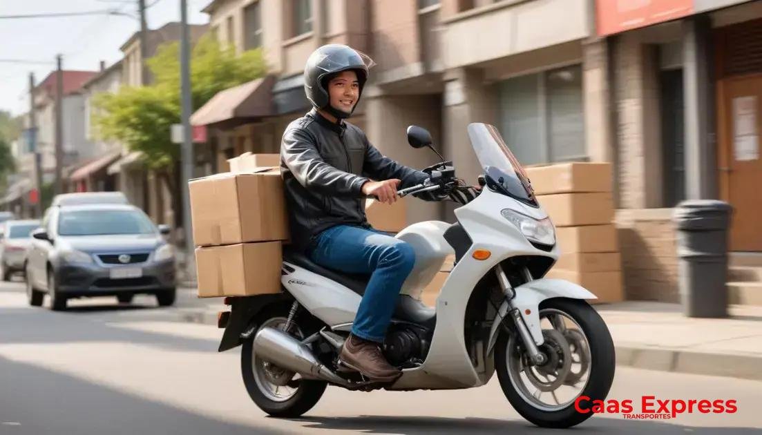 Vantagens de contratar motoboy local