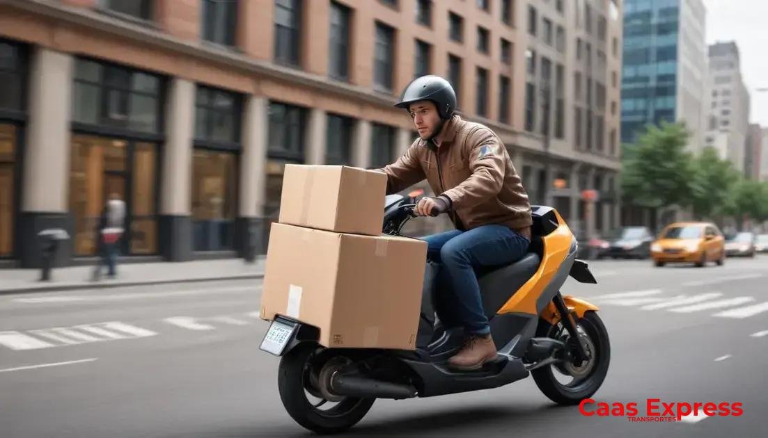 Diferença entre motoboy e empresas de entregas expressas