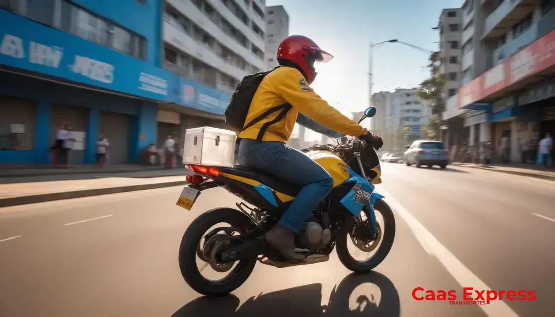 Como motoboy agiliza a coleta e entrega dos exames