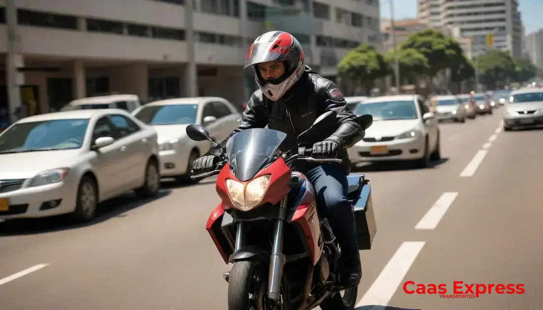 Como um motoboy facilita a retirada de documentos