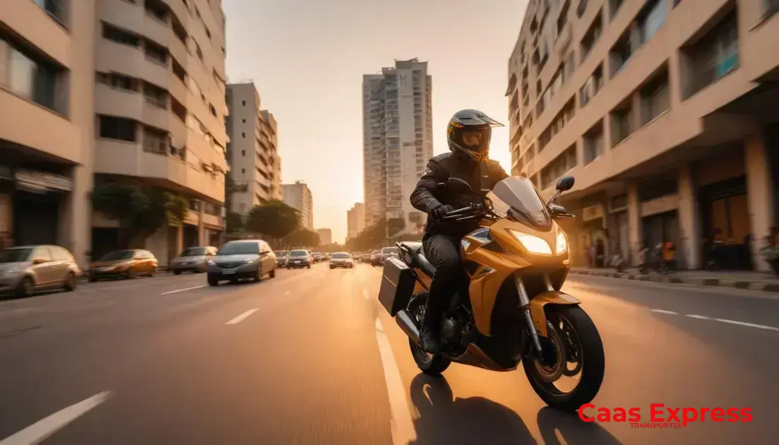 Motoboy Jardim das Nações: rapidez e segurança para suas entregas urgentes