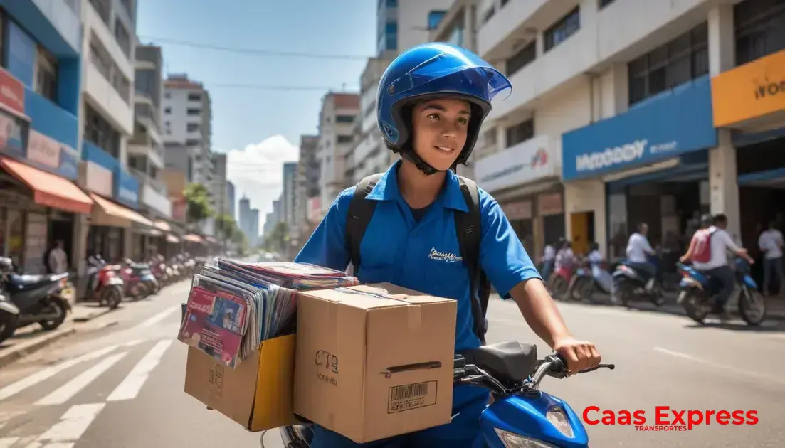 Motoboy para entrega de materiais escolares Guarulhos