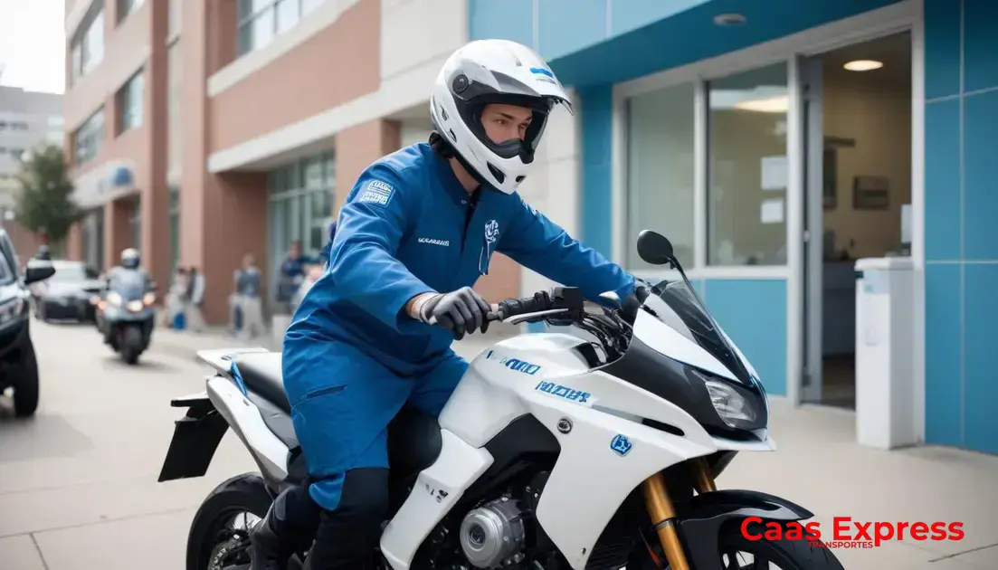 motoboy para retirada de exames: como garantir agilidade e segurança na sua clínica