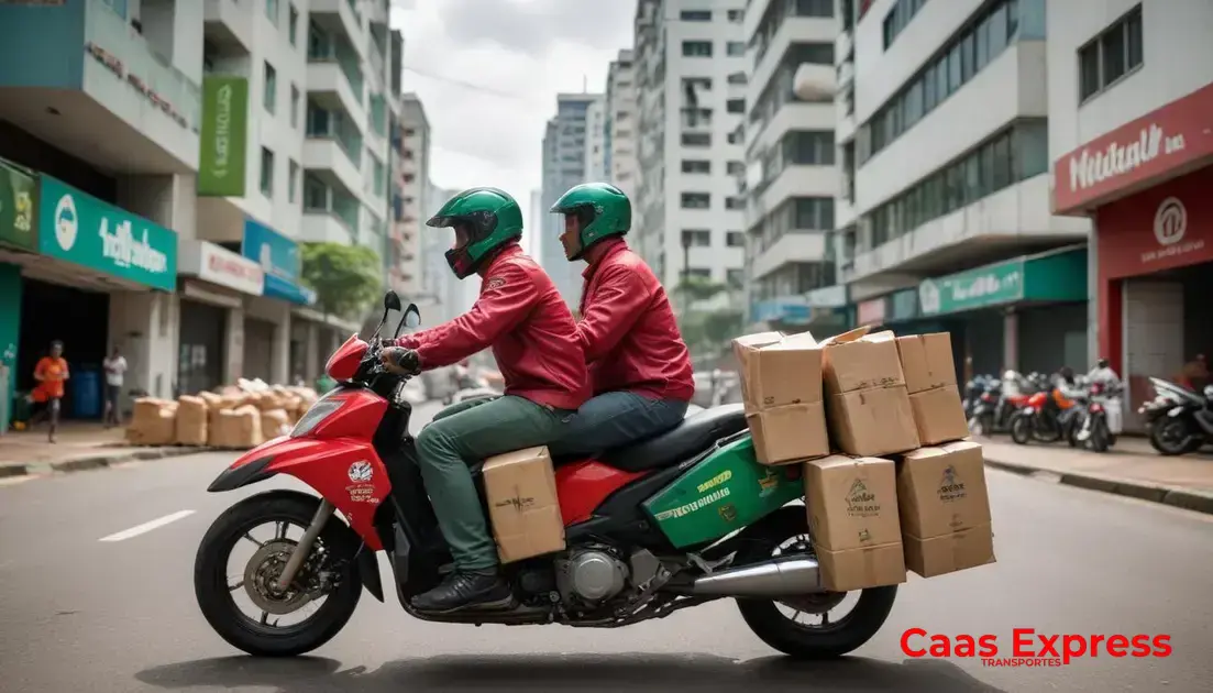 Motoboy para transporte de alimentos perecíveis Guarulhos