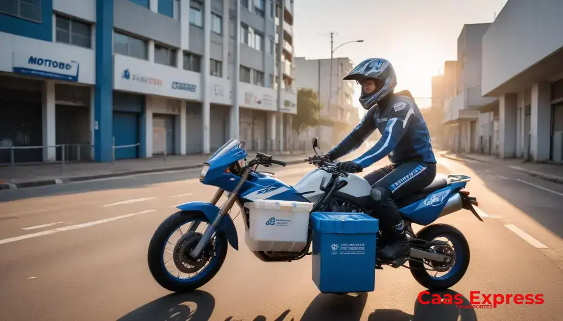 Motoboy para transporte de exames laboratoriais Guarulhos