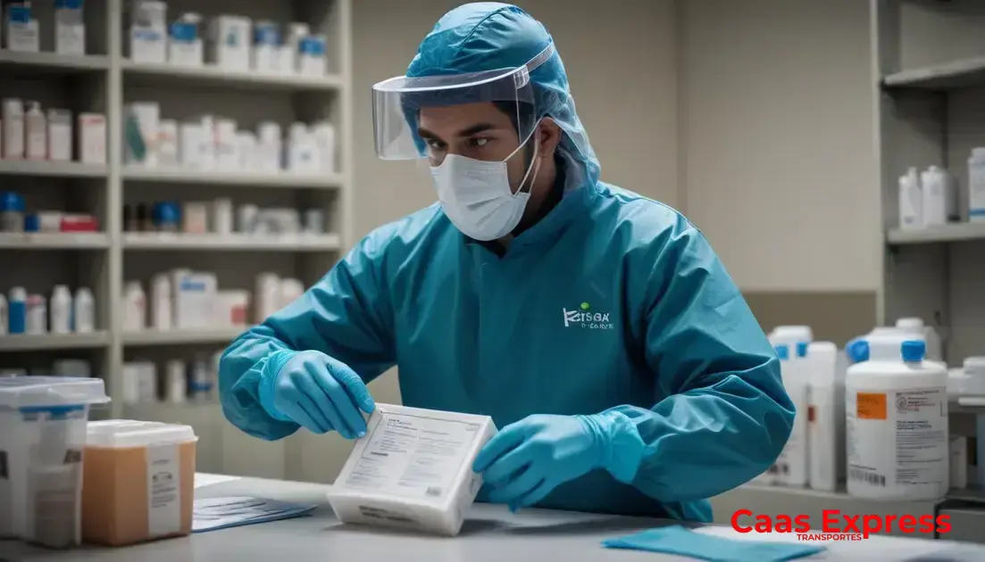 segurança e cuidados na entrega de exames médicos