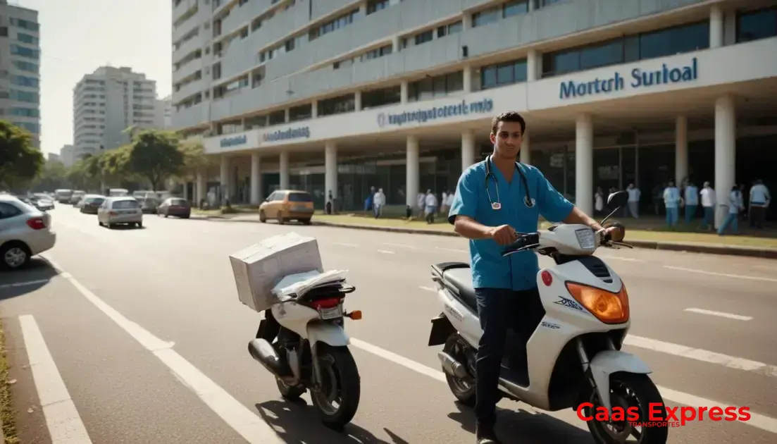 Serviço de motoboy para hospitais em Guarulhos