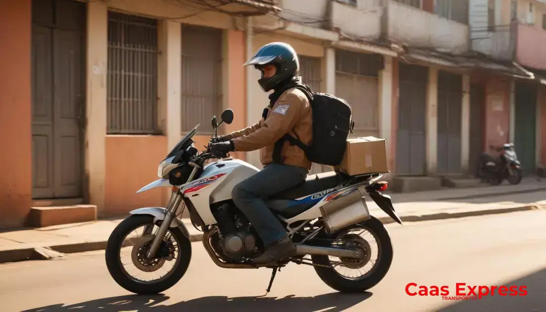 Serviços oferecidos: documentos, malotes e pequenas cargas