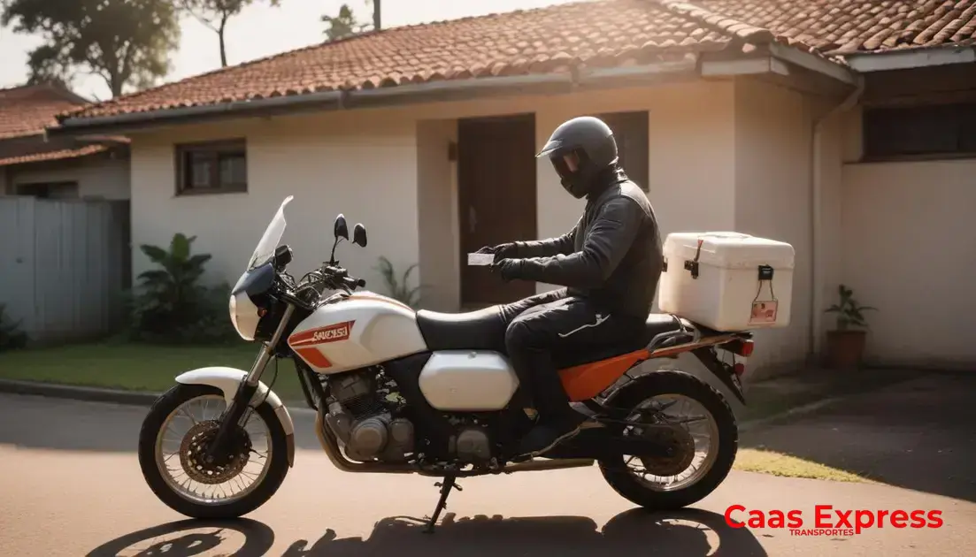 Serviços oferecidos para transporte e coleta de exames