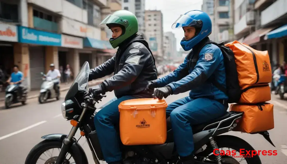 Soluções ágeis para transporte de alimentos com motoboy