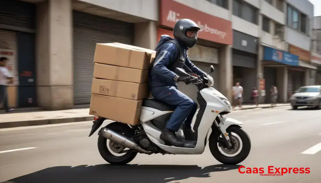 Tipos de entregas e serviços oferecidos para pacotes