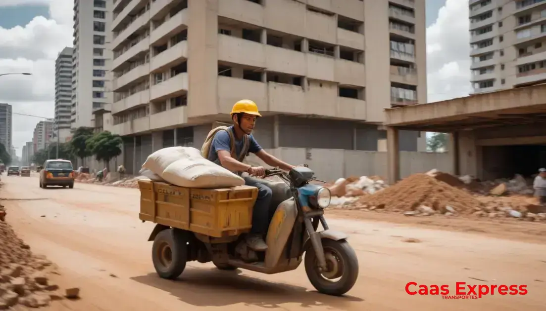 Como o motoboy facilita a logística em obras pequenas e médias