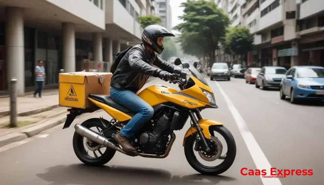 Como um motoboy em Guarulhos agiliza esse processo