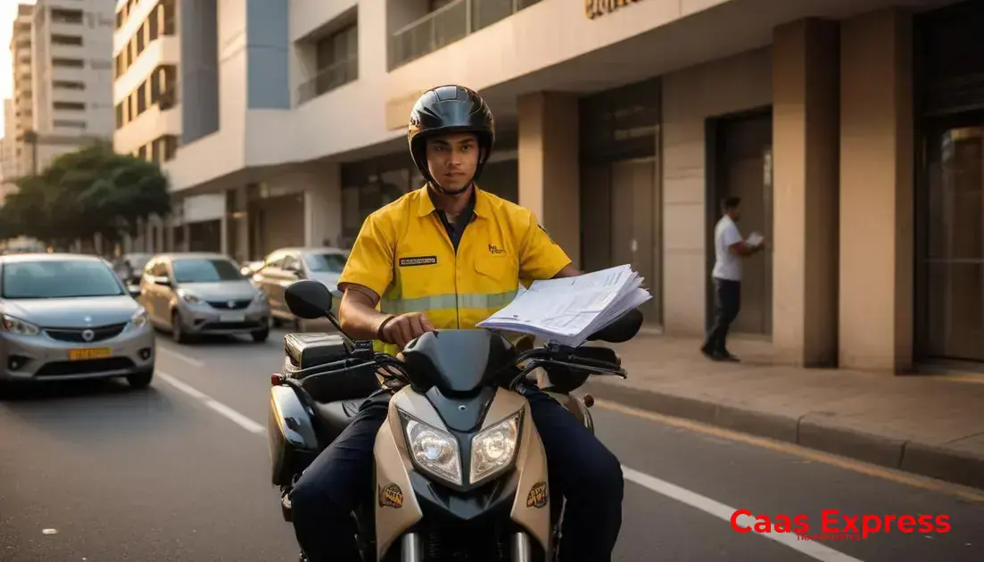 como um motoboy especializado facilita a retirada de documentos