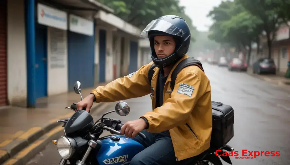 Como um motoboy especializado pode facilitar esse transporte