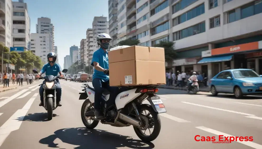 Comparativo entre motoboy para exames e outros meios de transporte