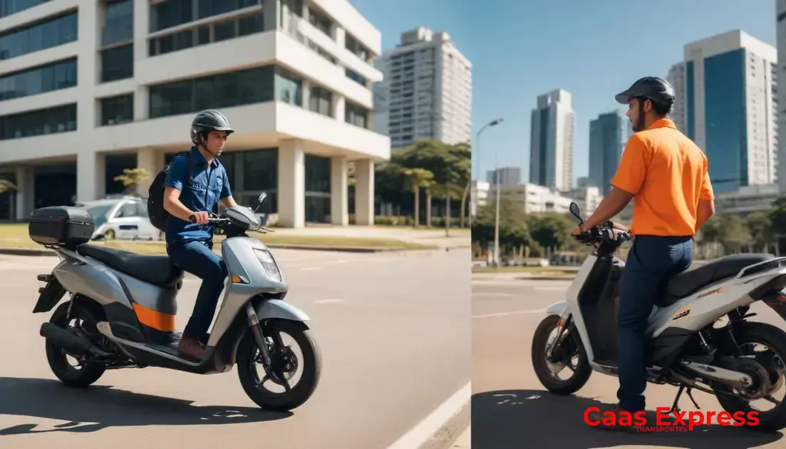 Comparativo entre motoboy próprio e terceirizado para contabilidade