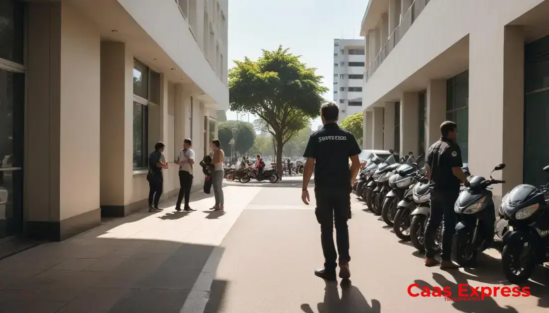 comparativo entre retirada própria e pelo motoboy especializado