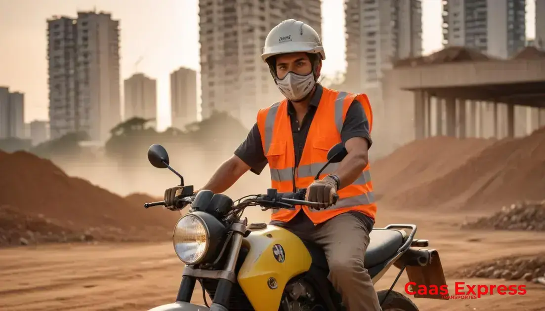 Entrega de materiais de construção civil com motoboy Guarulhos