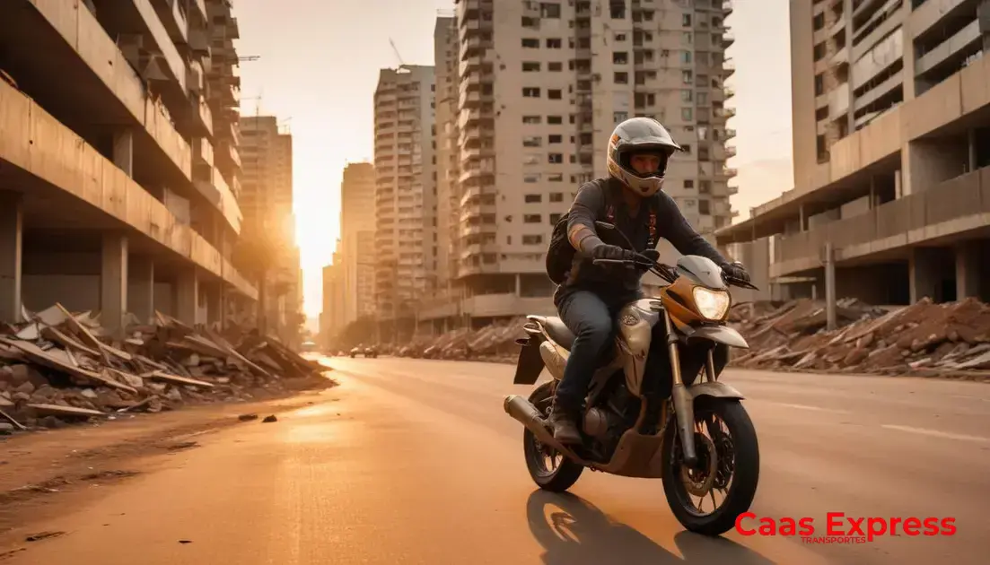 Entrega de materiais de construção com motoboy Guarulhos