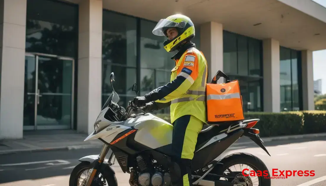 Entrega de materiais de segurança para empresas com motoboy Guarulhos