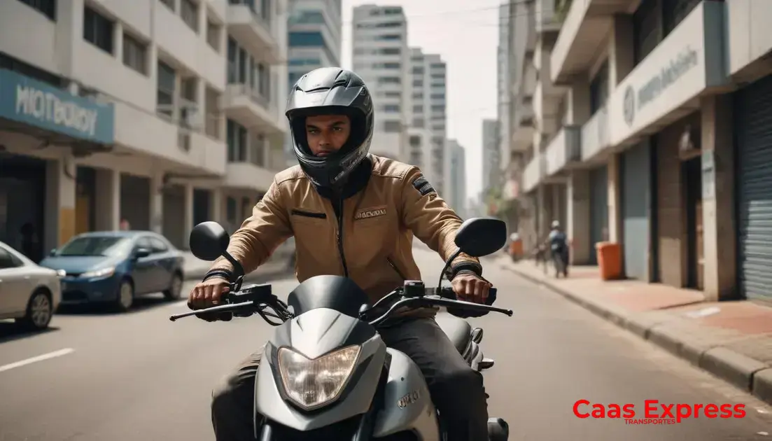 Motoboy para entrega de contratos empresariais Guarulhos
