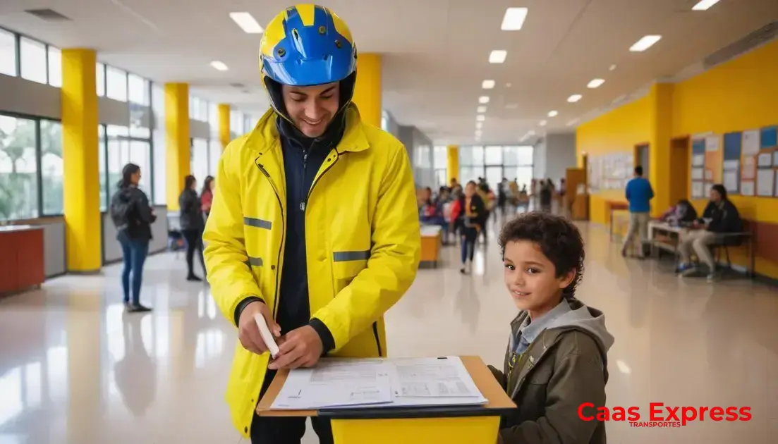 Motoboy para retirada de documentos em escolas Guarulhos