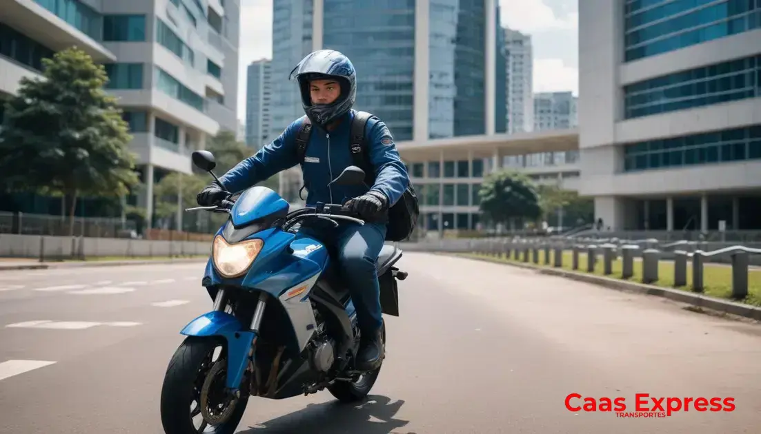 Motoboy para transporte de documentos acadêmicos Guarulhos