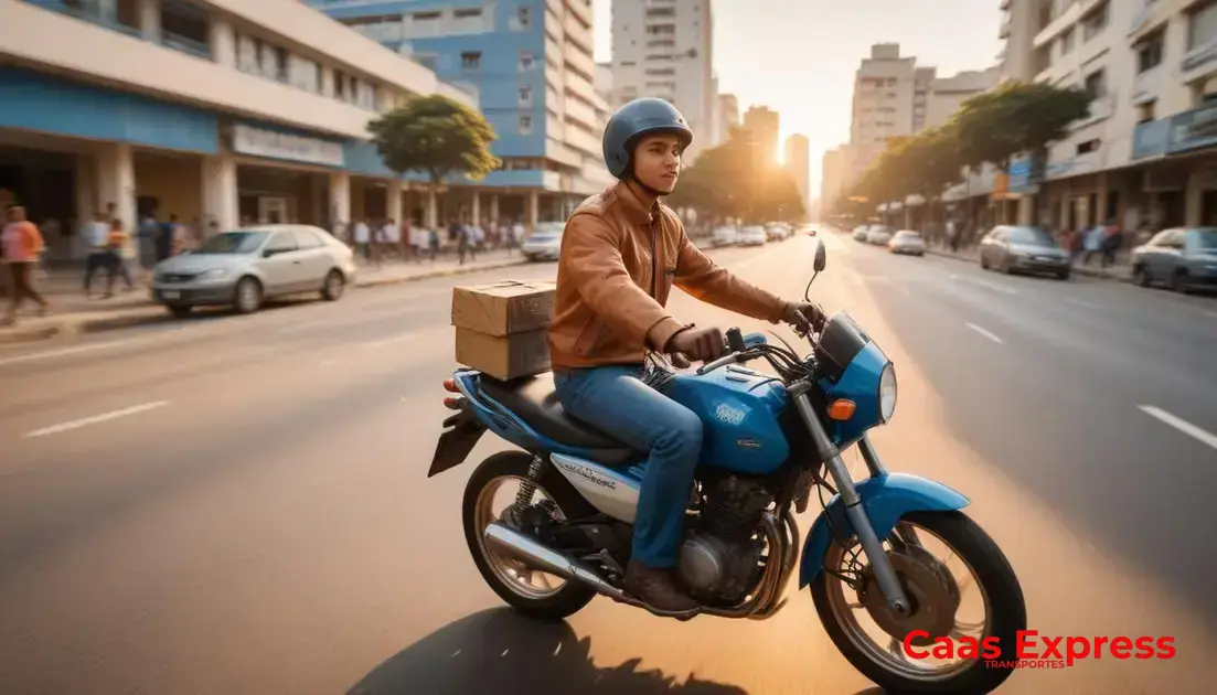 Motoboy para transporte de documentos escolares Guarulhos