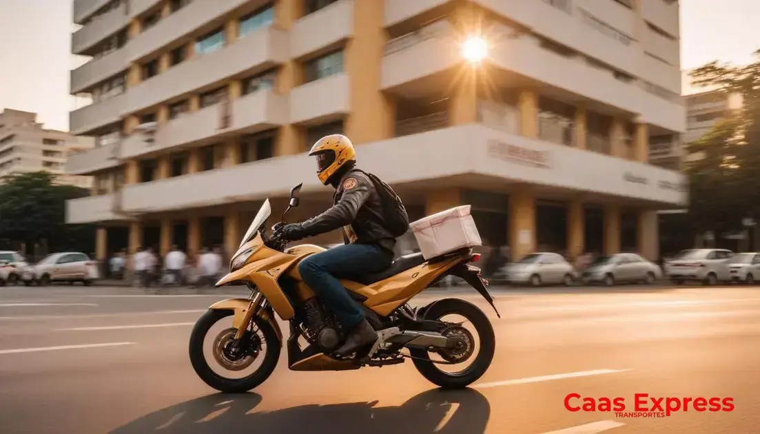 Motoboy para transporte de documentos escolares Guarulhos