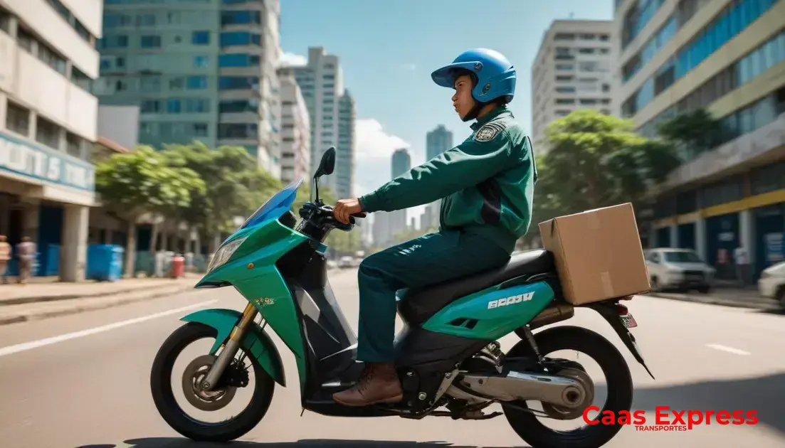 Motoboy para transporte de documentos escolares Guarulhos