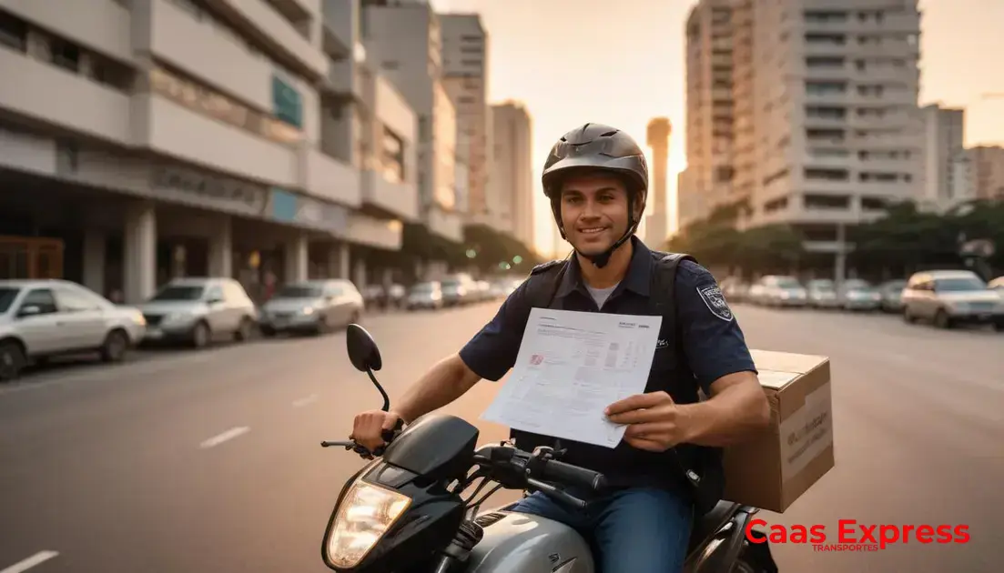 Motoboy para transporte de documentos fiscais Guarulhos