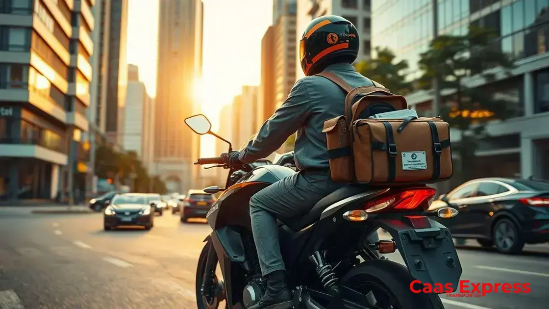 Motoboy para transporte de documentos médicos Guarulhos