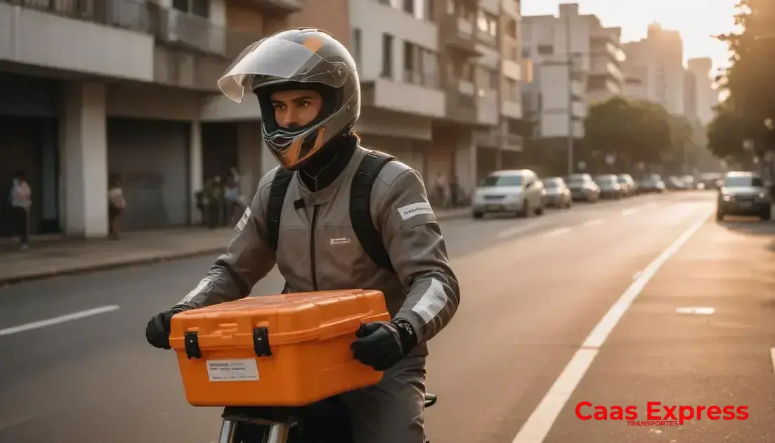 Motoboy para transporte de exames laboratoriais Guarulhos