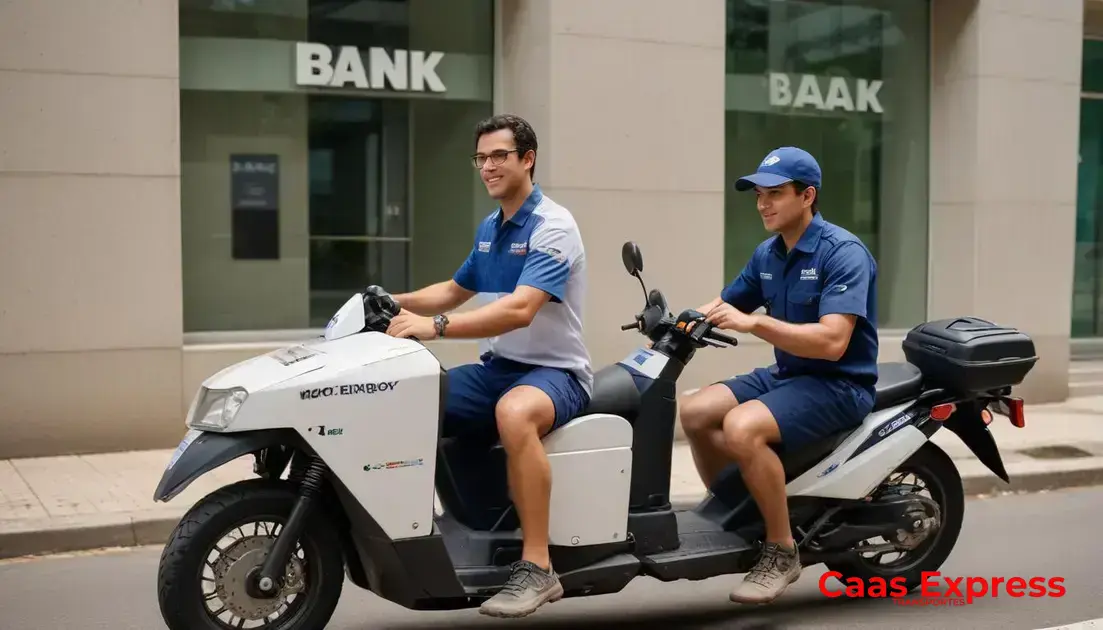 Serviços específicos para entregas bancárias na Caas Express